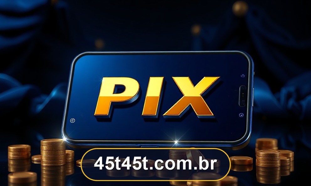 Plataforma 45T com depósito e saque via PIX 24h